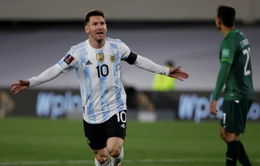 Messi breaks Pele record as Argentina rout Bolivia, Brazil stroll. AFP