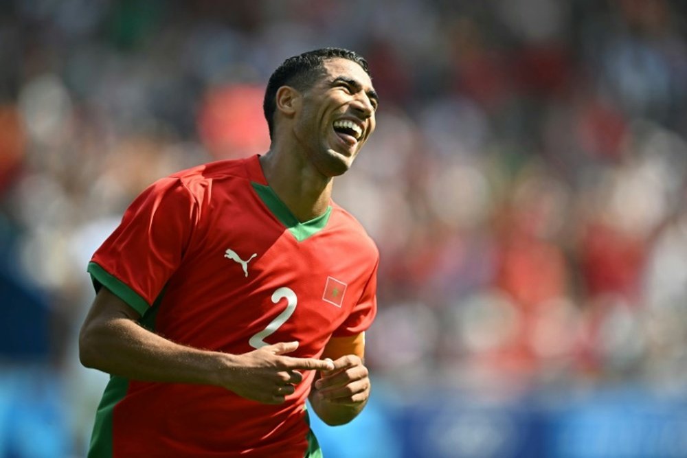 Hakimi is a key player for 2022 World Cup semi-finalists Morocco. AFP