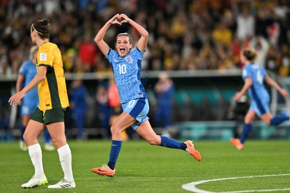 England are in the Women's WC final for the first time. AFP