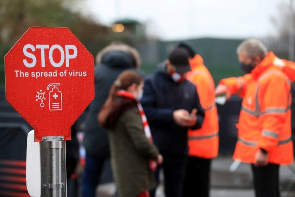 25% of players in the EFL will not get the coronavirus vaccine. AFP