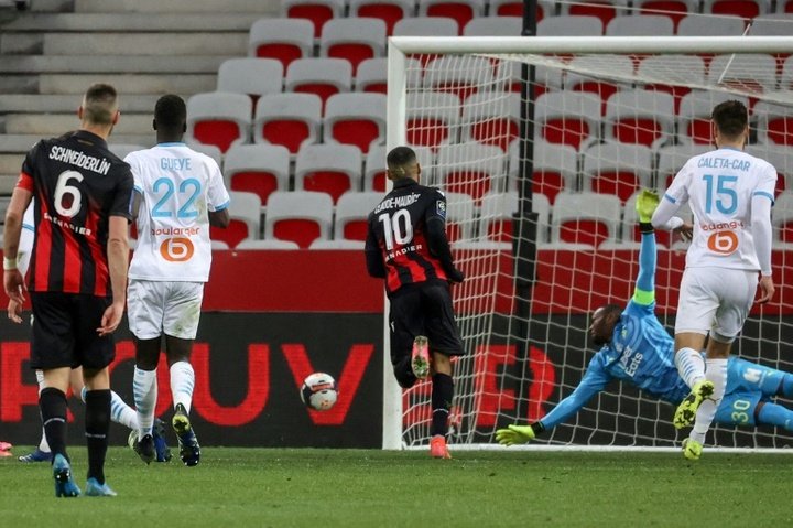 Marseille slump to Nice defeat, Rennes win again