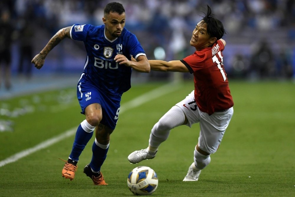 Al Hilal (L) and Japans Urawa Red Diamonds will meet in the second leg of the Asian CL final. AFP