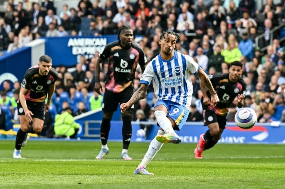 Joao Pedro is set to join Chelsea from Brighton. AFP