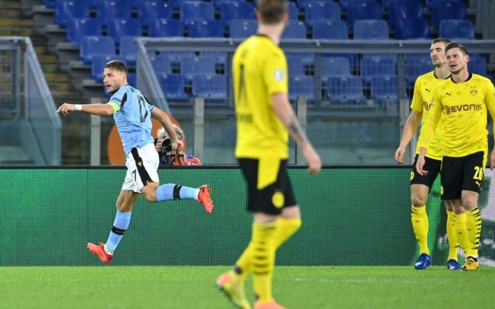 Lazio won 3-1. AFP