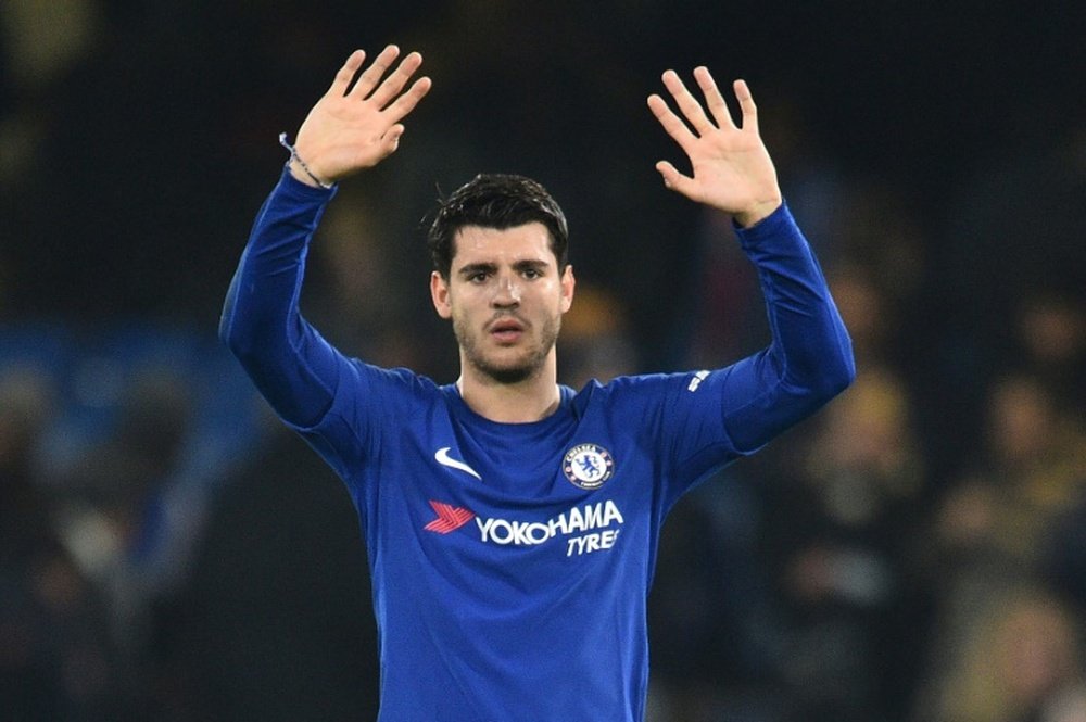Morata is available once again on Tuesday following his suspension. AFP