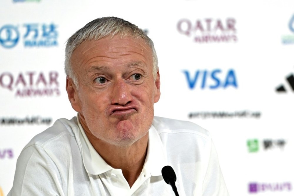 Didier Deschamps refused to talk about Karim Benzema. AFP