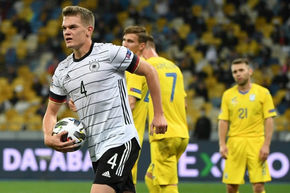 Matthias Ginter helped Germany win their first Nations League match ever. AFP