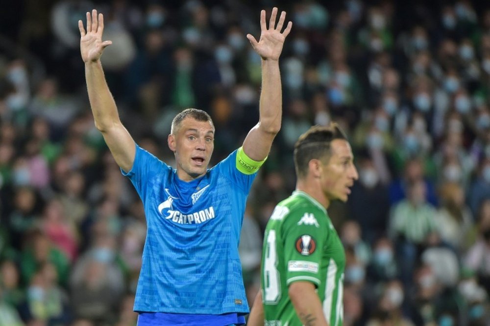 Artem Dzyuba has left Zenit after seven years at the club. AFP