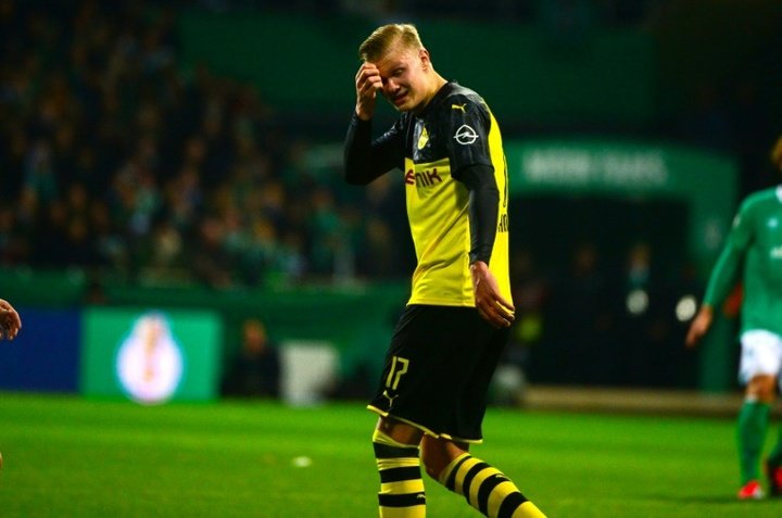 Haaland goal not enough as Werder dump out Dortmund