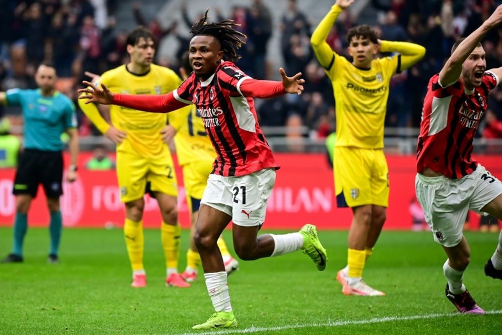 Milan move up to sixth, five points behind Lazio. AFP