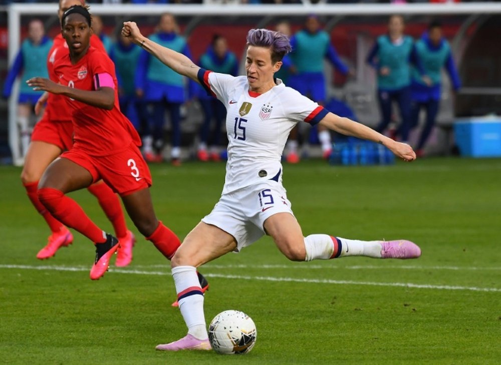 Rapinoe praises US men in support for equality fight