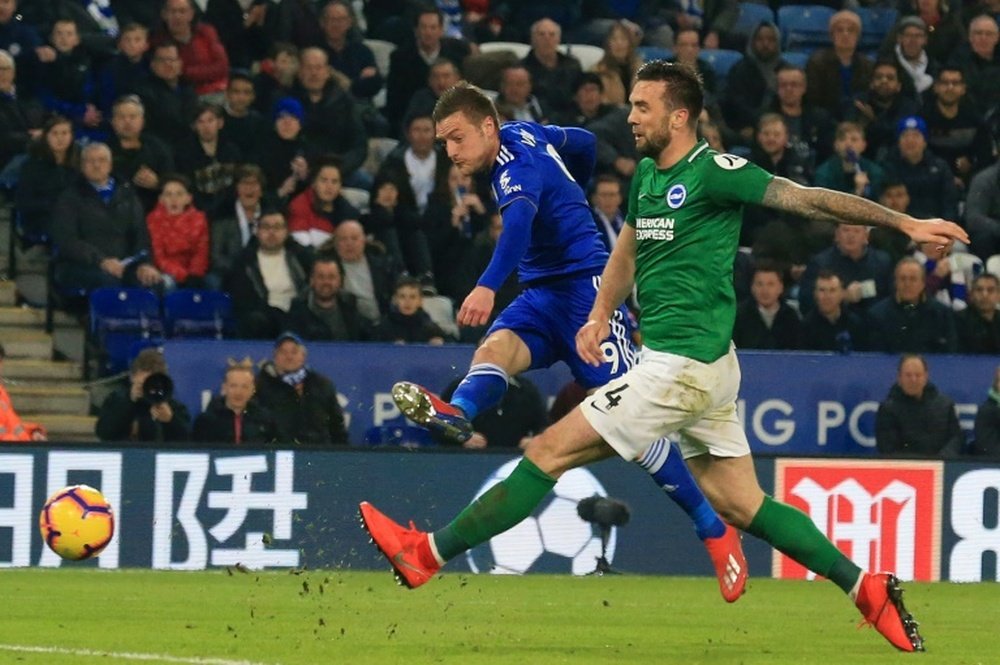 Leicester welcome Rodgers with win over Brighton. AFP