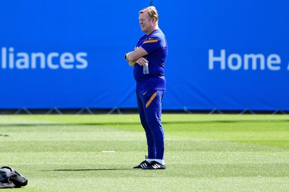 Job-threatened Koeman 'wants to continue' as Barca boss. AFP