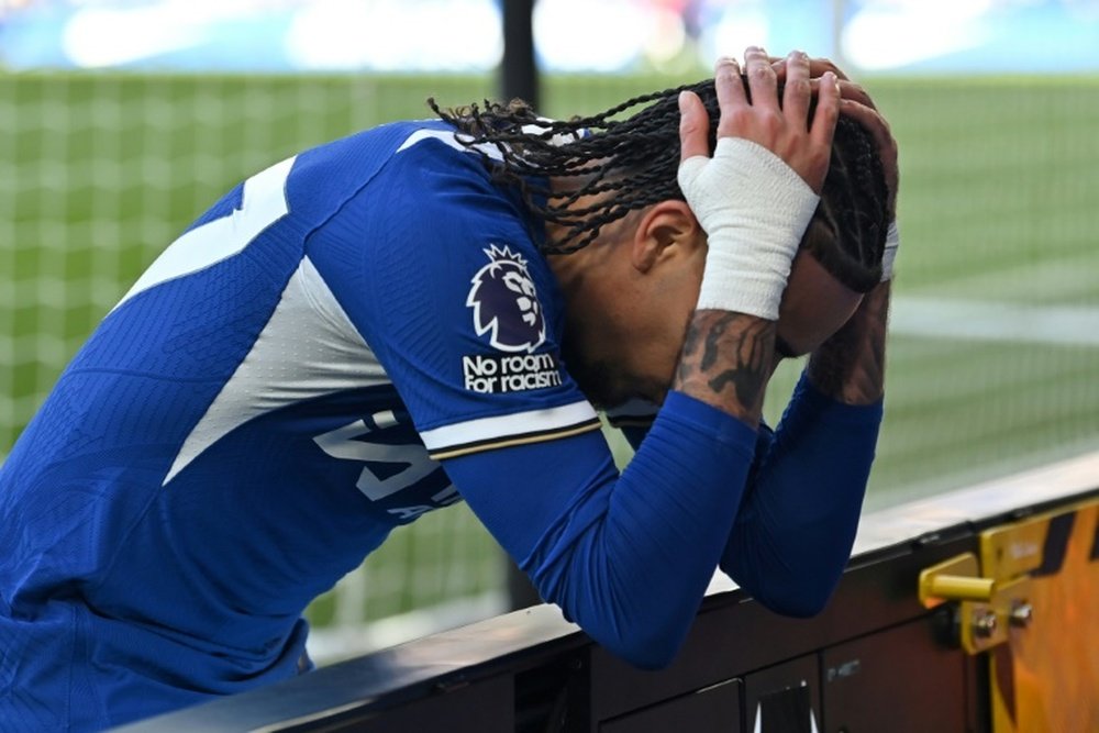 Chelsea are languishing in mid-table. AFP