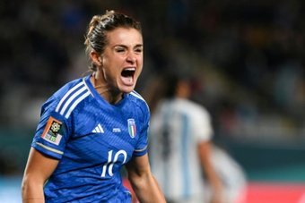 Cristiana Girelli came off the bench to score an 87th-minute winner over Argentina as Italy began their Women's World Cup with a 1-0 victory in a feisty encounter at Eden Park on Monday.