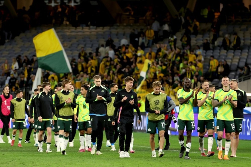 The victory cemented the Socceroos' second place in Group C. AFP