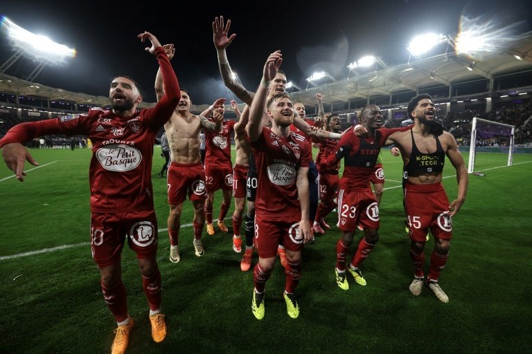 Brest will be playing in Europe for the very first time next season. AFP