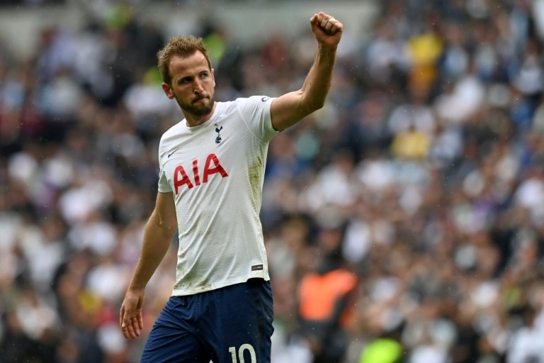 Harry Kane scored the only goal as Tottenham defeated Burnley. AFP