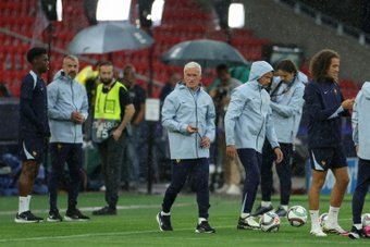Deschamps says France have the depth to challenge Spain in the Nations League semi-final. AFP