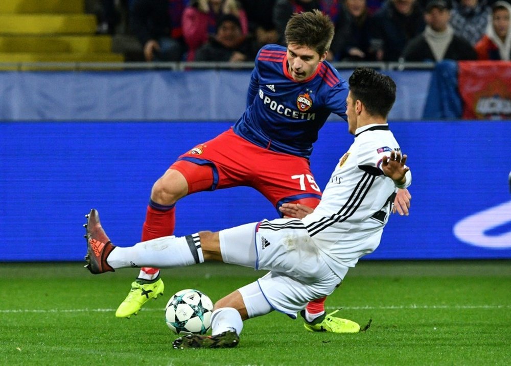 Timur Zhamaletdinov scored a brace as CSKA marched to victory. AFP