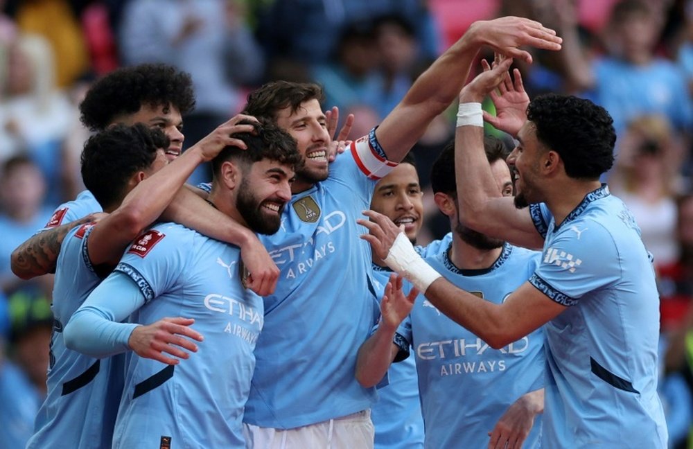 City will face Crystal Palace in their third successive FA Cup final on May 17th. AFP