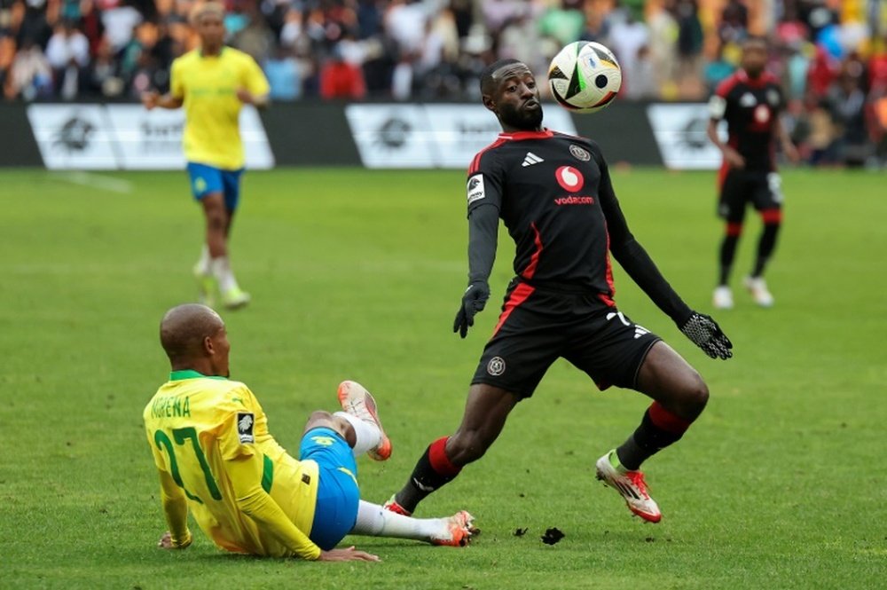 Sundowns could not avoid suffering a third loss in 23 league matches this season. AFP