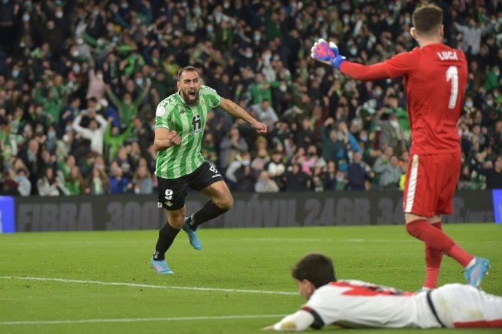Late Borja strike sends Real Betis through to Copa del Rey final. AFP