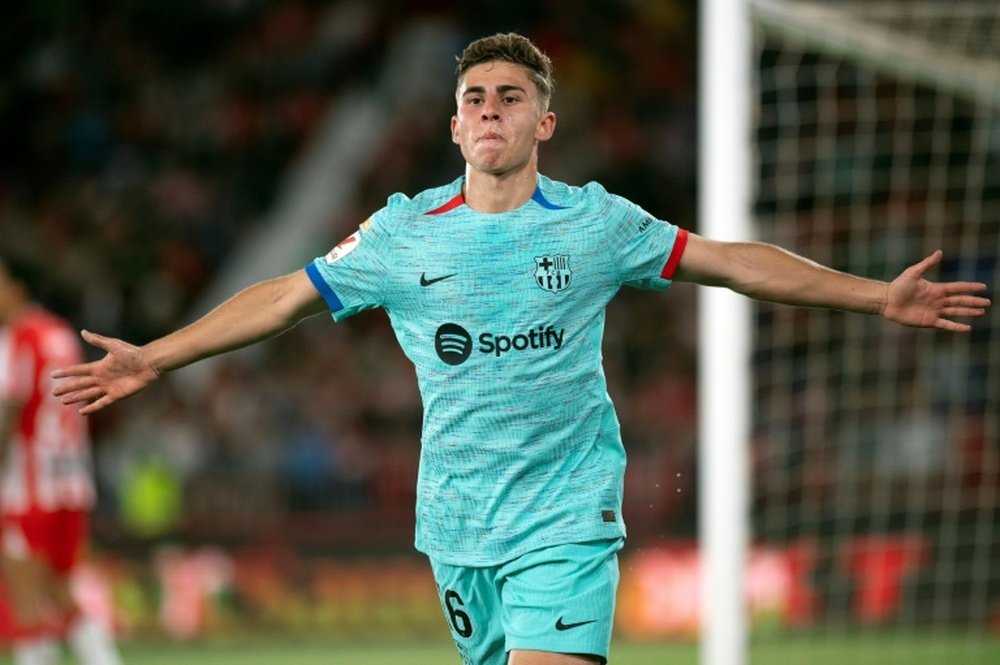 Fermin Lopez struck twice against Almeria to earn his team victory. AFP