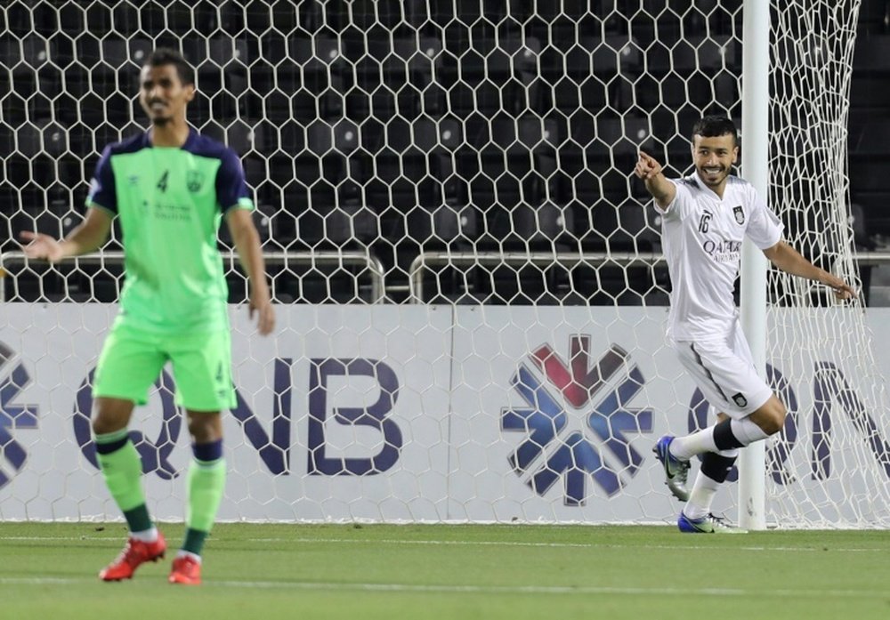 Boualem Khouki bagged a brace. AFP