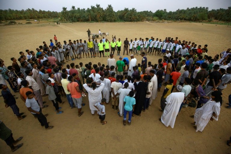 Football remains Sudan's most popular sport in the midst of a devastating civil war. AFP