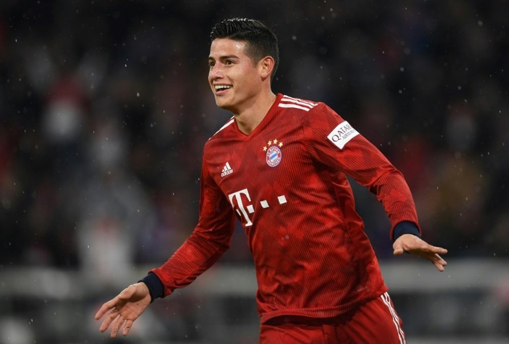 James Rodriguez has seen a recent upturn in form. AFP