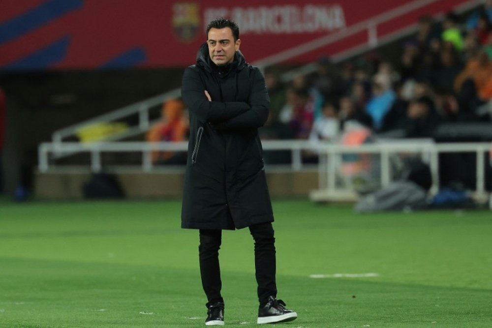 Xavi insisted he still felt he had the confidence of president Laporta. AFP