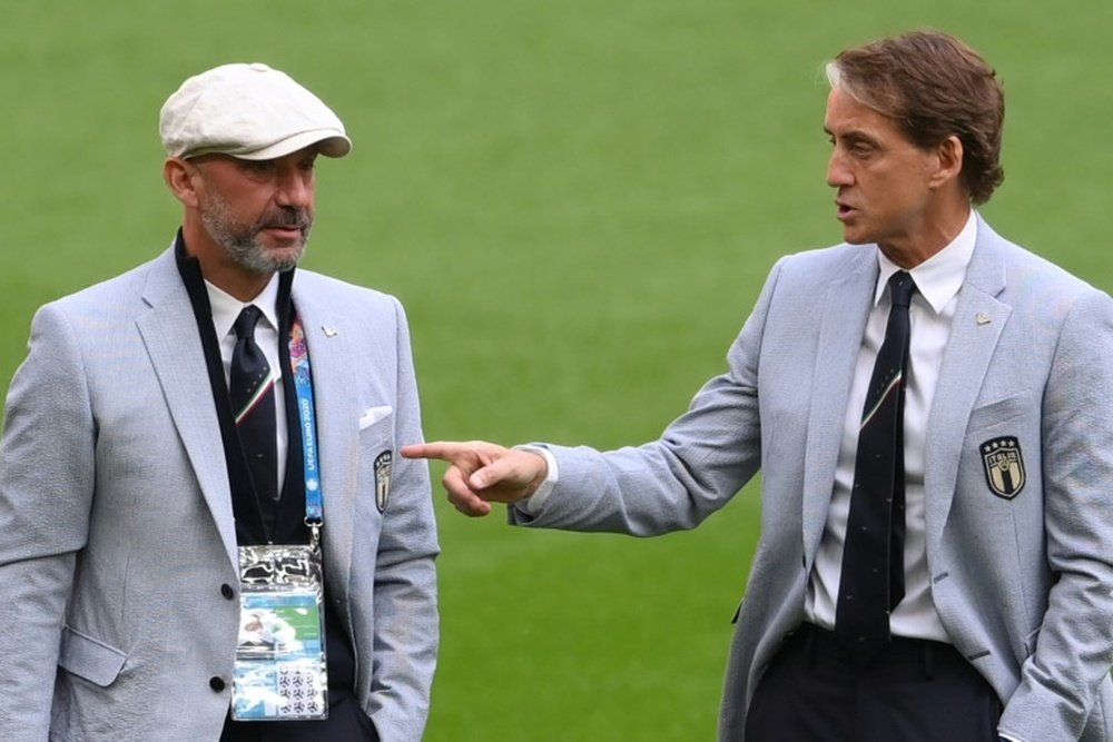 Mancini and Vialli - the 'goal twins' eyeing Wembley glory with Italy