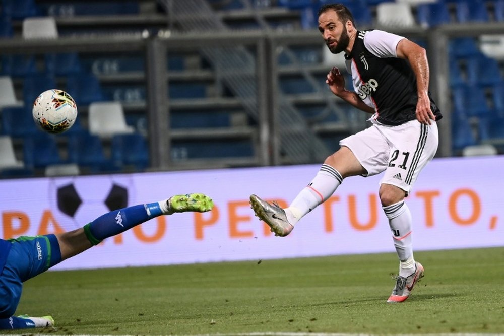 Gonzalo Higuain is in Florida to complete move to Inter Miami. AFP