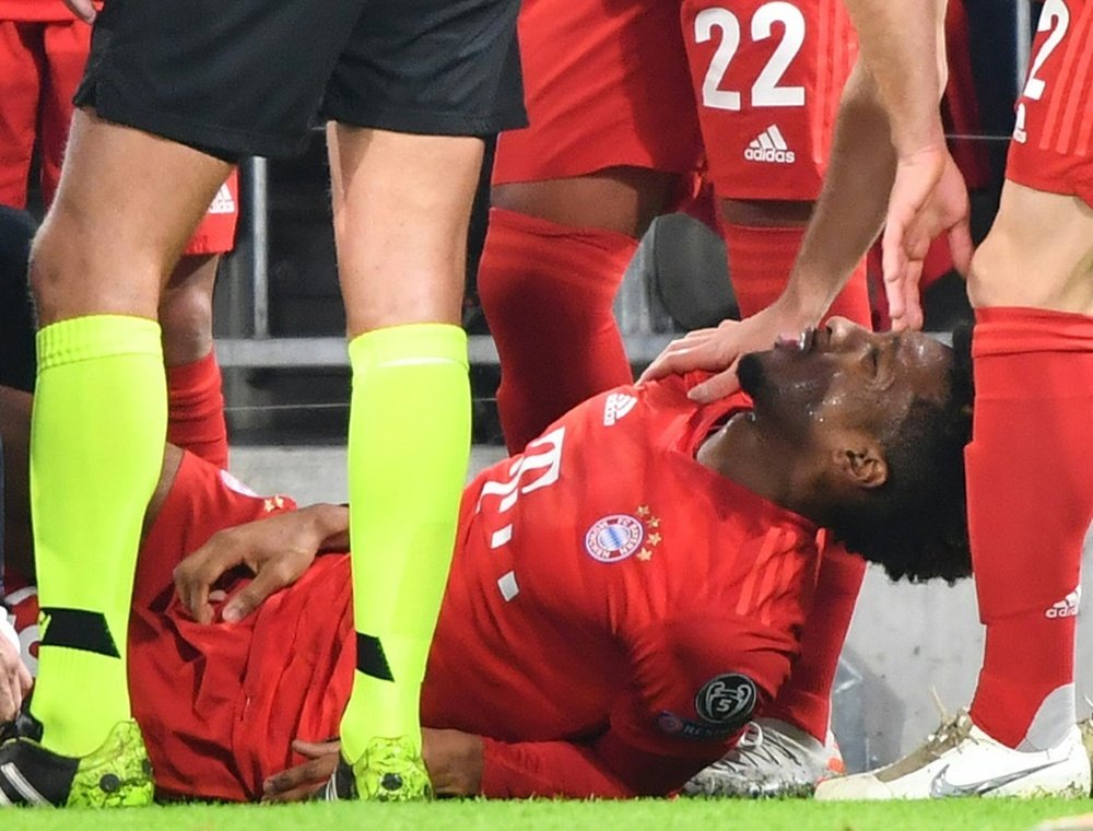 Coman expected back in January for Bayern despite knee injury. AFP