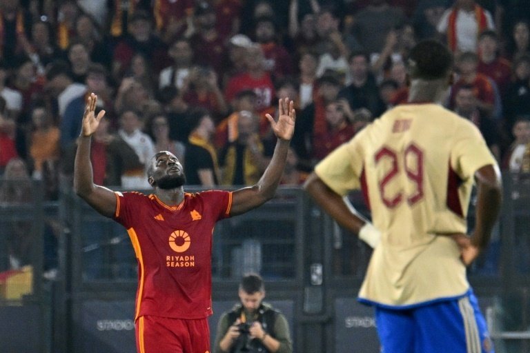 Lukaku has scored seven times since signing for Roma on loan. AFP