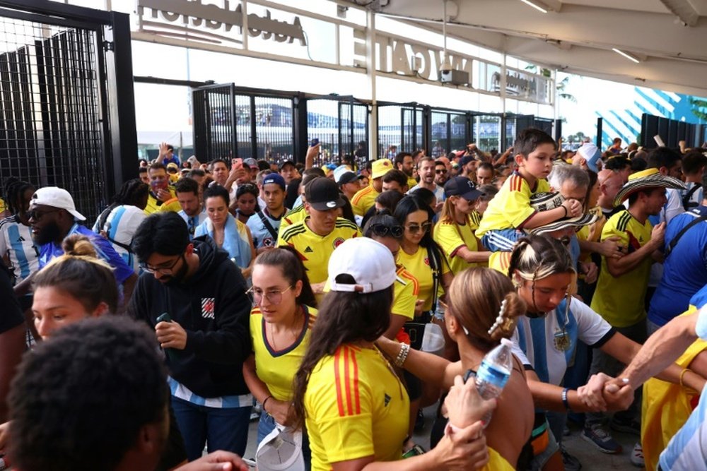 Fans attending the Copa America final complained about the treatment of the organisers. AFP