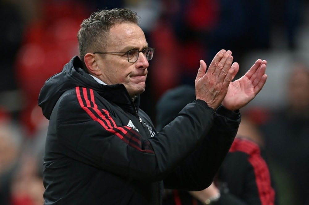 Ralf Rangnick has appointed a sports psychologist for his players. AFP