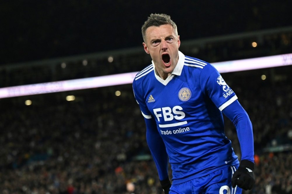 Vardy has scored just 3 PL goals this season. AFP