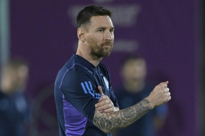 Lionel Messi could be facing an early exit from the World Cup. AFP