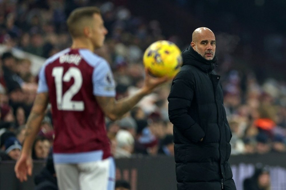 Guardiola's Manchester City are winless in their past four Premier League matches. AFP