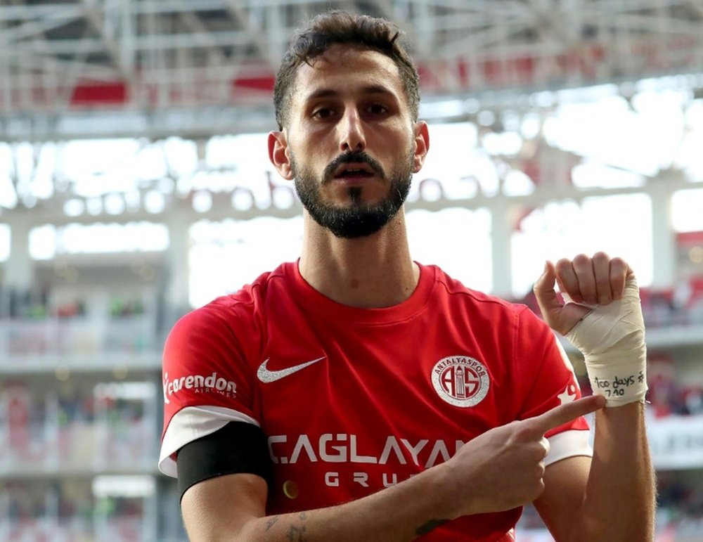 Antalyaspor said it had sacked Jehezkel following his controversial celebration. AFP
