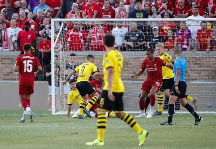 Dortmund sink Liverpool in US tour opener