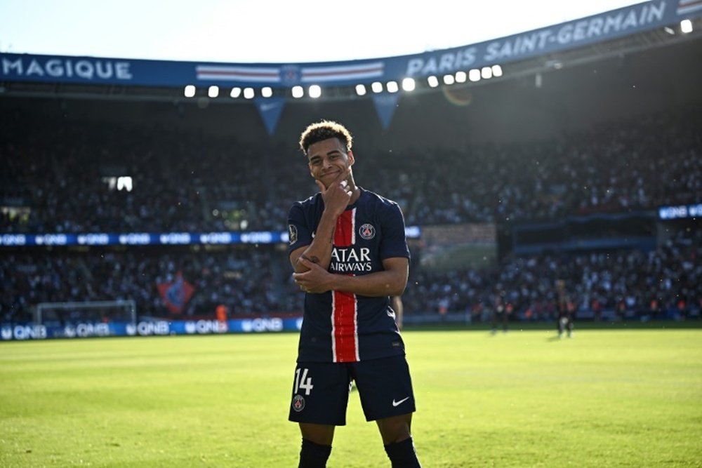 Doue is enjoying a fine debut season at PSG. AFP