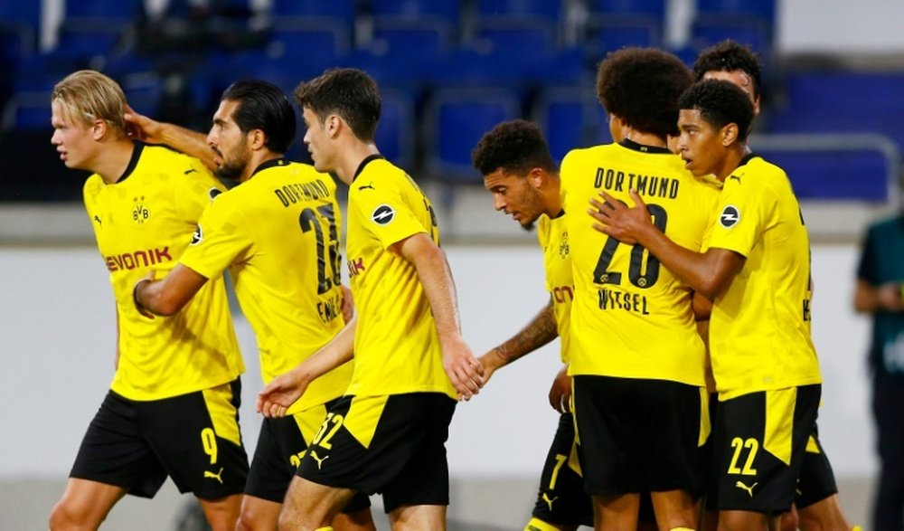 Dortmund won 5-0. AFP