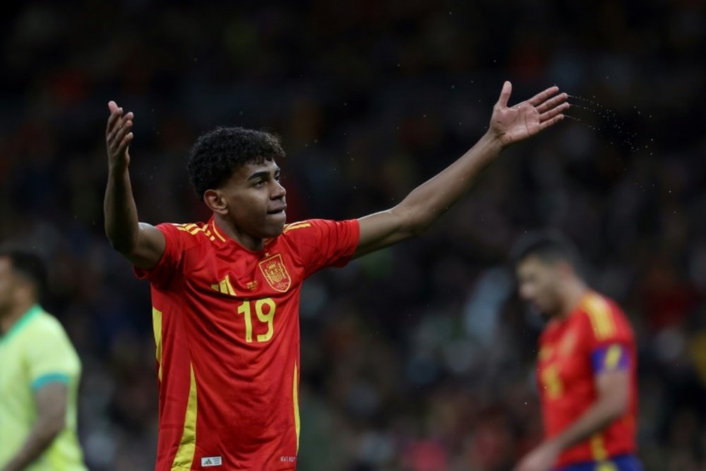 Lamine Yamal is one of the brightest prospects the country has. AFP