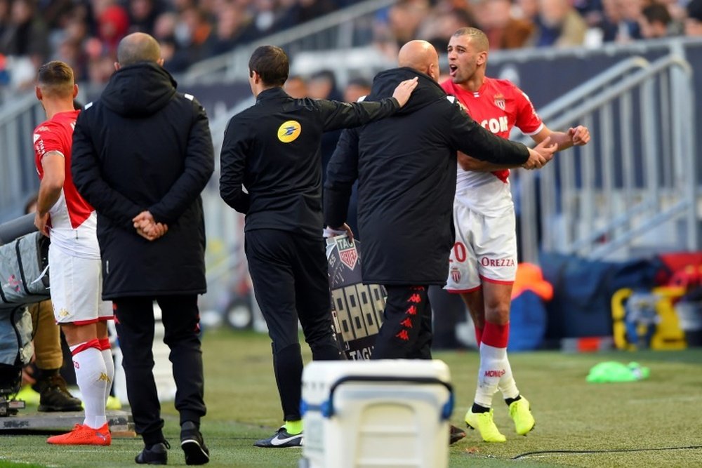 Bordeaux edge 10-man Monaco to go third in Ligue 1. AFP