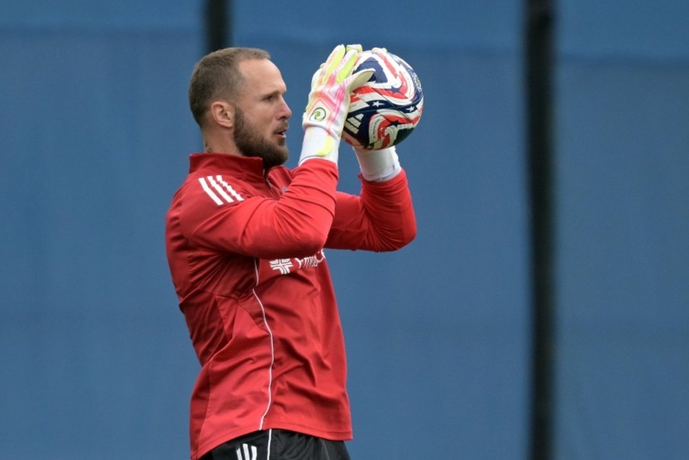 Stefan Frei suffered a head injury in a stoppage-time collision. AFP