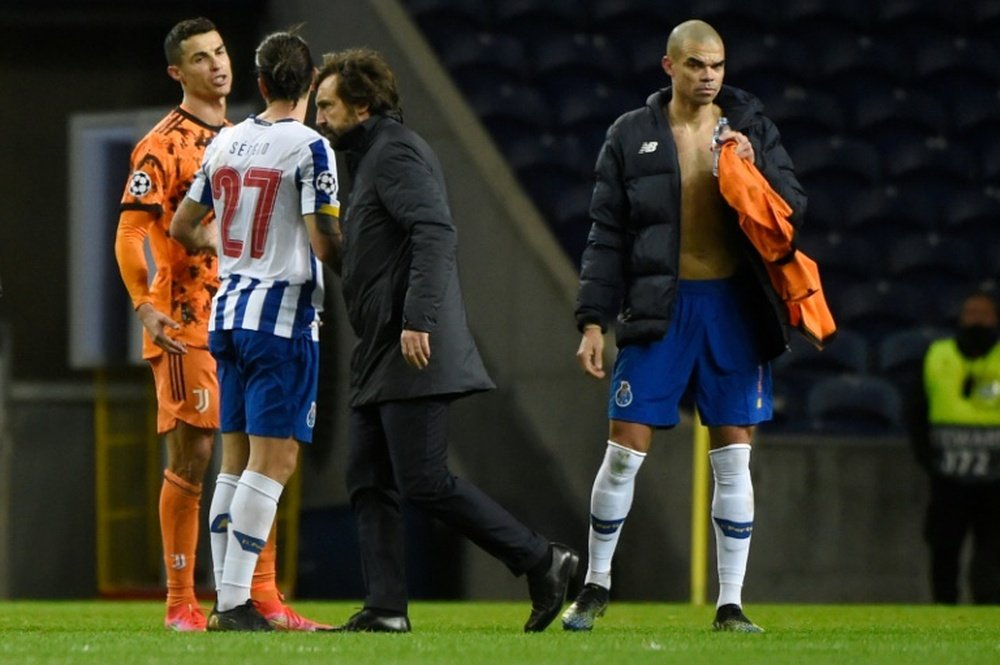 Andrea Pirlo has been criticised after Juventus' loss to Porto on Wednesday. AFP