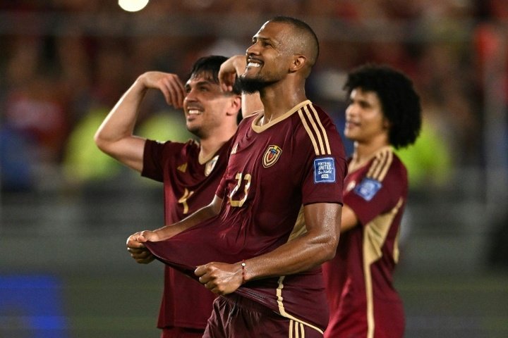 The victory left Venezuela in seventh place on 18 points. AFP